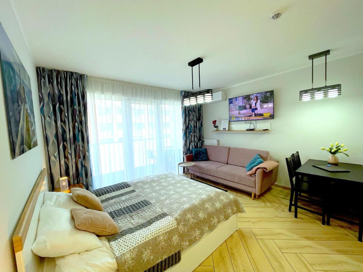 Apartment Superior Baltic With Terrace - Pool, Saunas, Jacuzzi, Fitness, Salzgrotte Kolobrzeg Ngoại thất bức ảnh