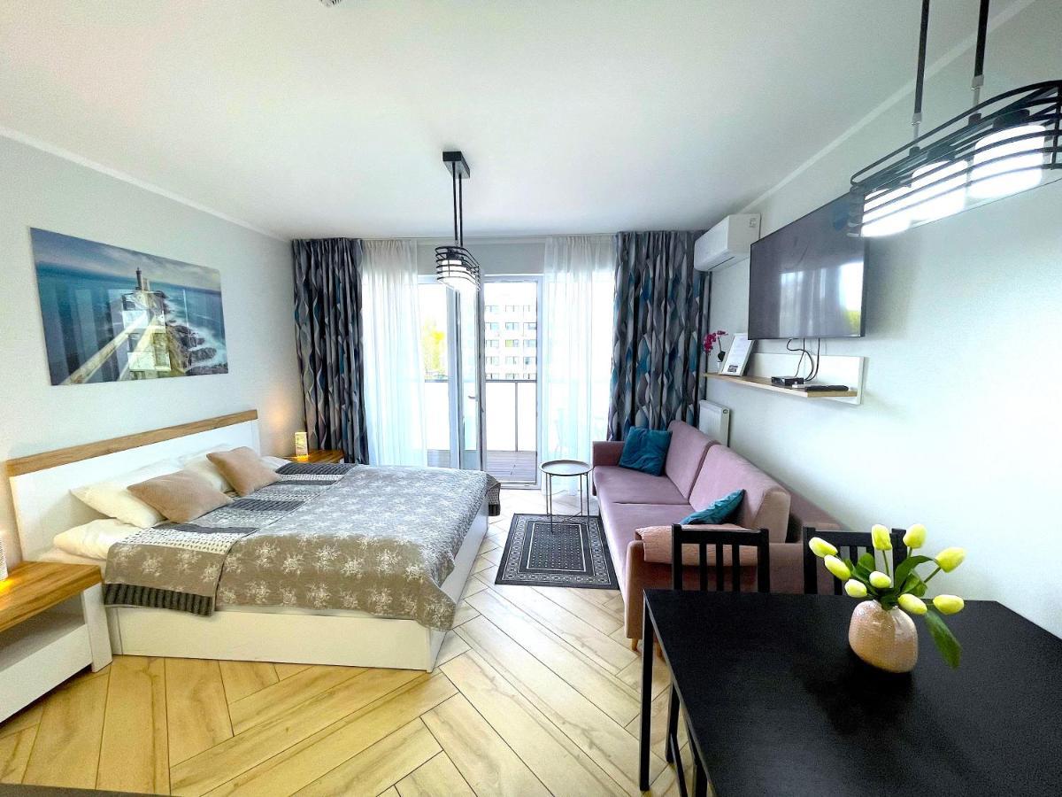 Apartment Superior Baltic With Terrace - Pool, Saunas, Jacuzzi, Fitness, Salzgrotte Kolobrzeg Ngoại thất bức ảnh