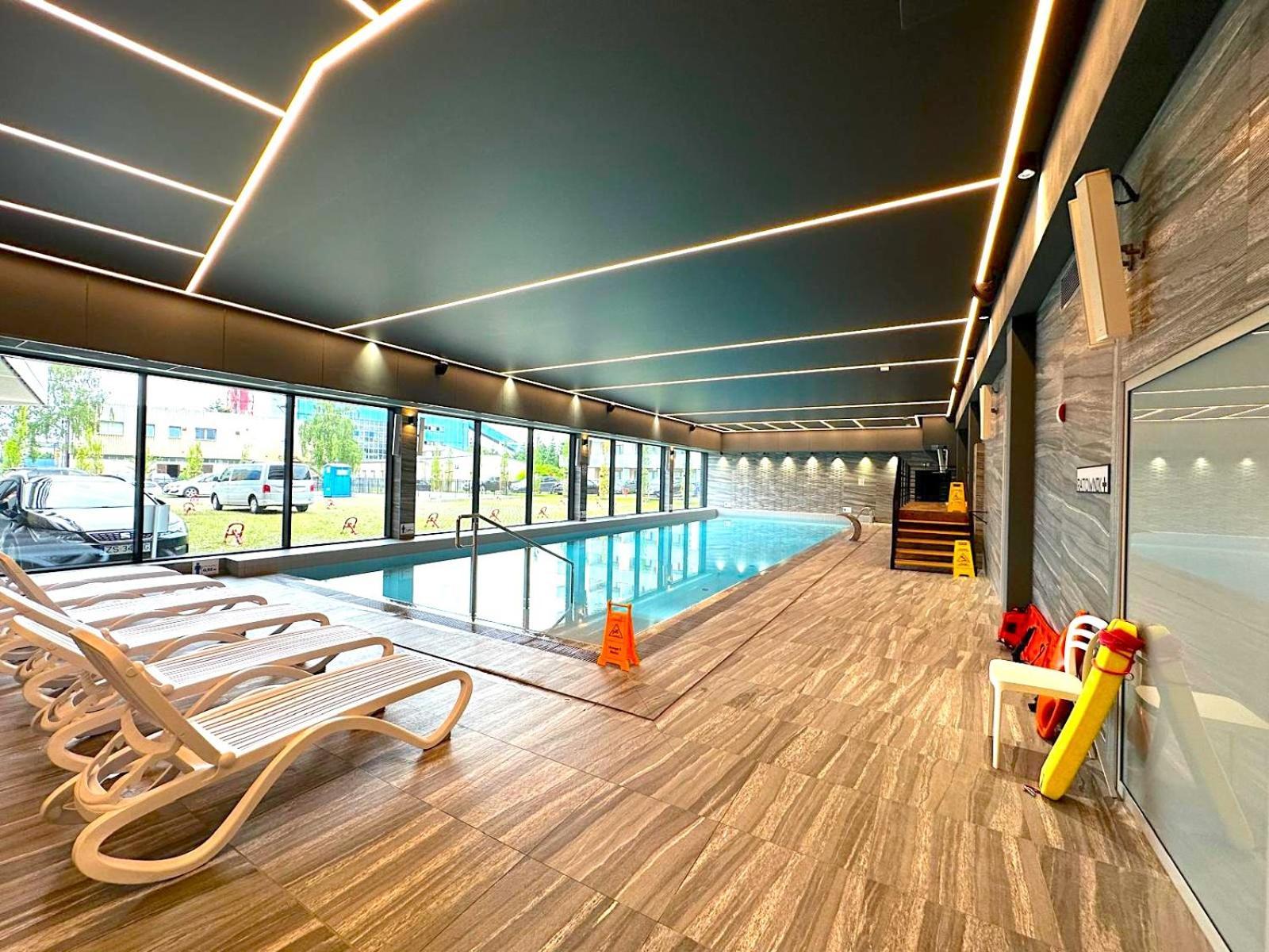 Apartment Superior Baltic With Terrace - Pool, Saunas, Jacuzzi, Fitness, Salzgrotte Kolobrzeg Ngoại thất bức ảnh
